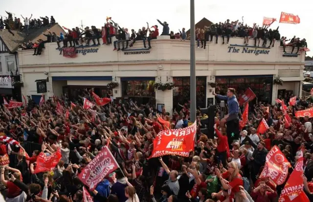 Fans on roof of The Navigator