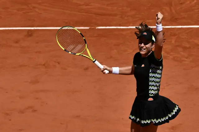 Konta celebrates