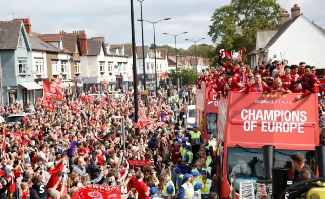 Liverpool travelling Allerton Road