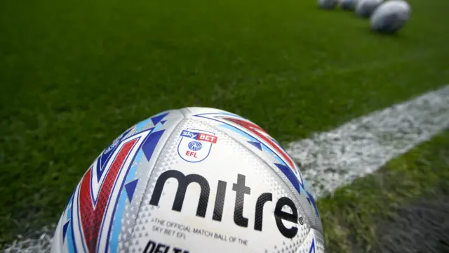 A mitre match ball