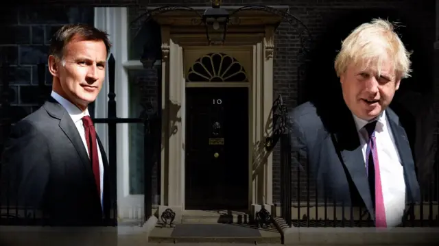 Jeremy Hunt and Boris Johnson