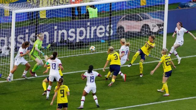 Sweden 0-1 USA