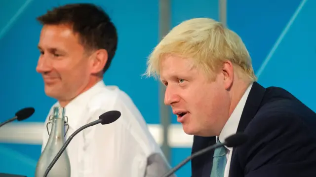 Jeremy Hunt and Boris Johnson