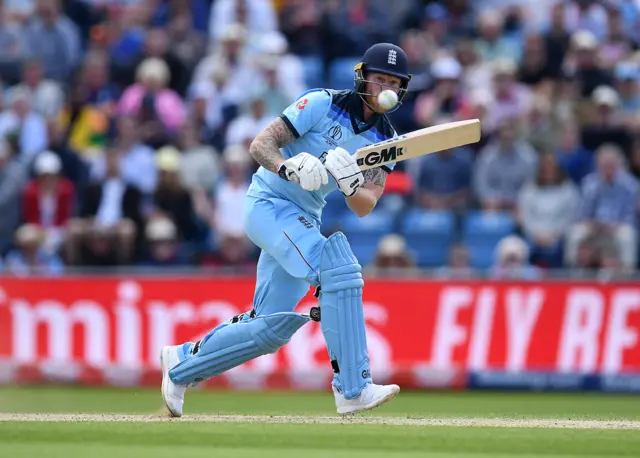 Ben Stokes of England in action