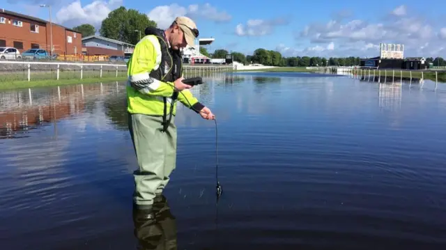 Testing water