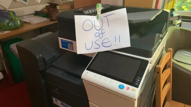 Inside Dinglewell Primary School