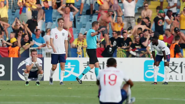 England U21 2-4 Romania U21