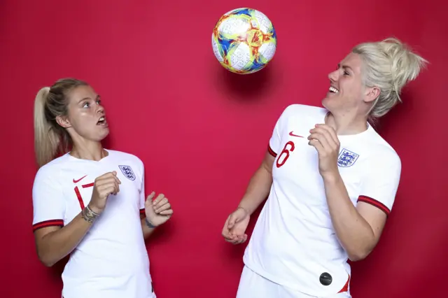 Rachel Daly and Millie Bright