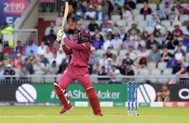 West Indies' Chris Gayle