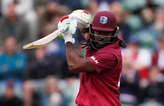 West Indies' Chris Gayle