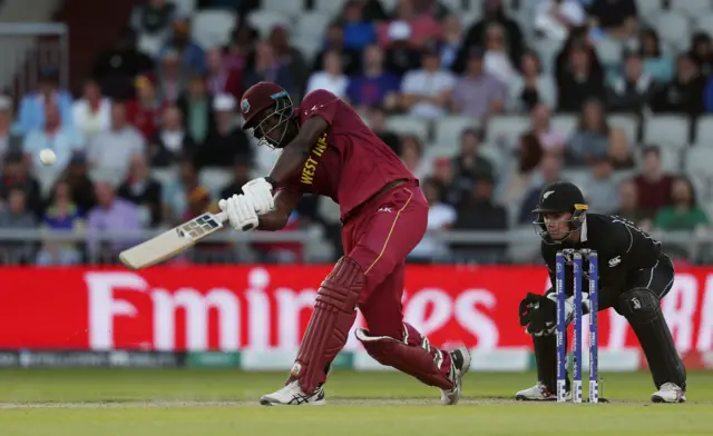 West Indies' Carlos Brathwaite