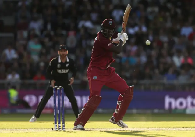 West Indies' Carlos Brathwaite