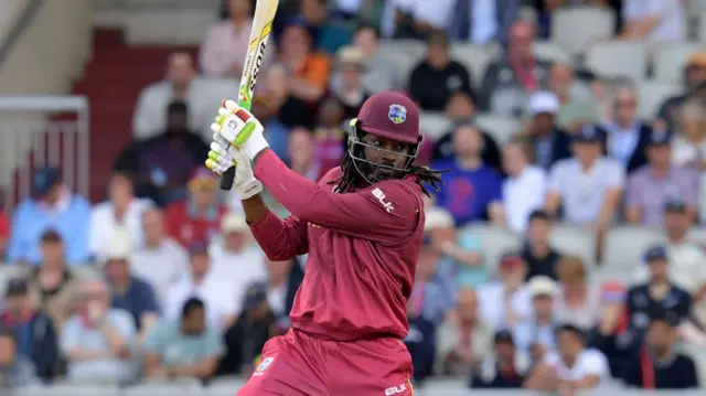 West Indies' Chris Gayle