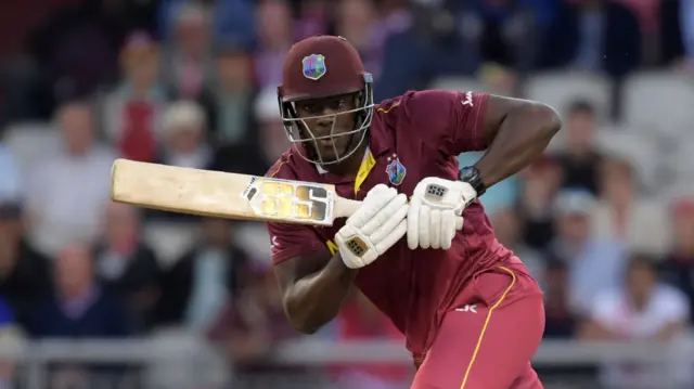 West Indies' Carlos Brathwaite