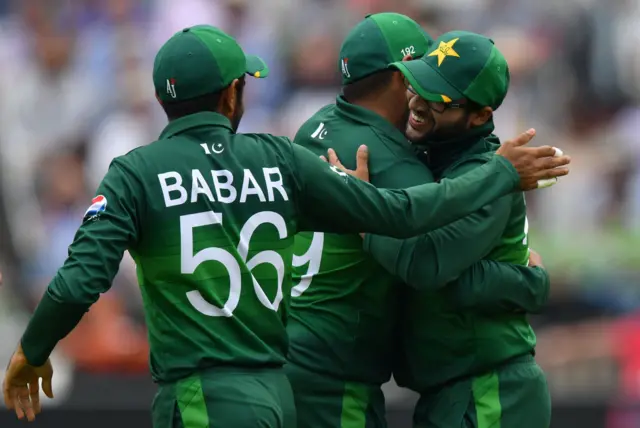 Pakistan celebrate