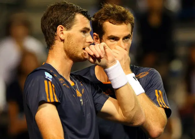 Jamie and Andy Murray talk tactics