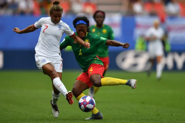 Nikita Parris and Yvonne Leuko