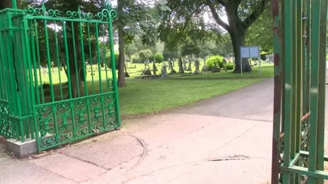 Cemetery gates