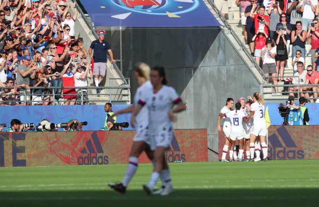 USA celebrate