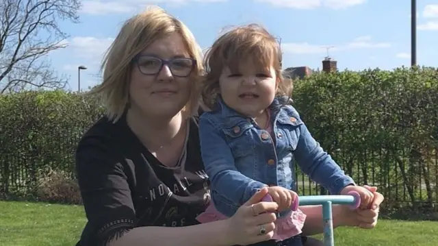 Deanna Dalby and her daughter Isabelle