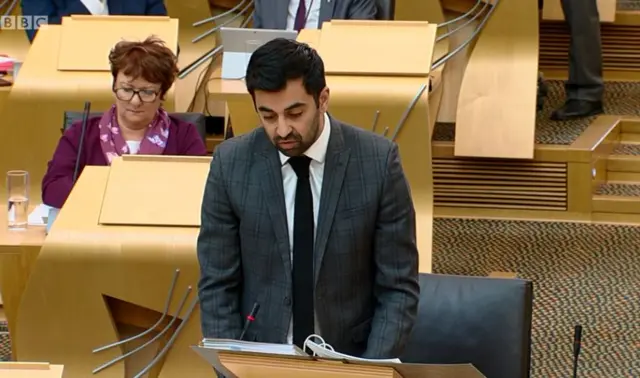 Justice Secretary Humza Yousaf