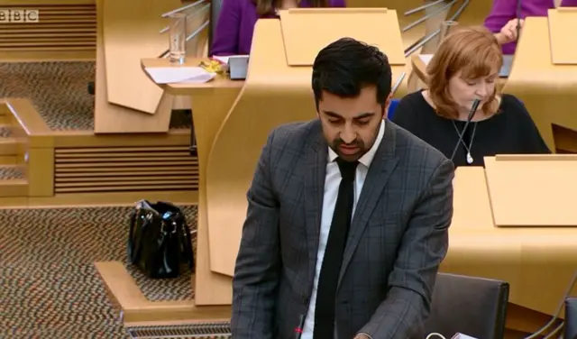 Justice Secretary Humza Yousaf