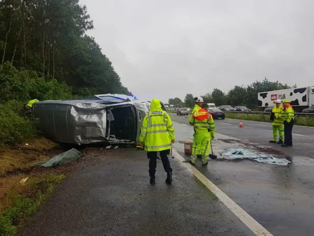 M40 crash