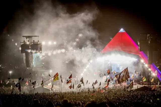 Pyramid stage