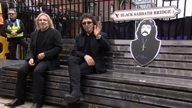 Geezer Butler and Tony Iommi