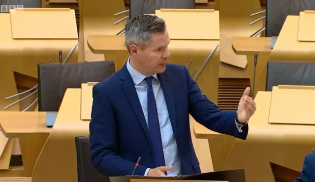 Finance Secretary Derek Mackay