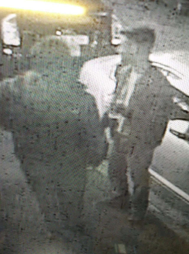 CCTV of two men