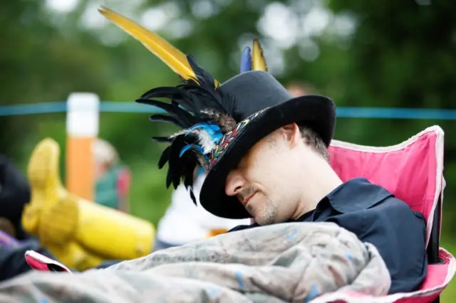 Man wearing hat