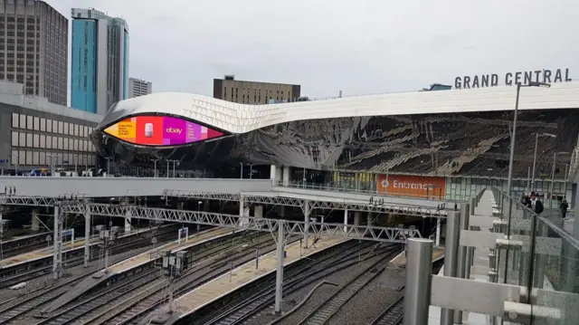 General view of Birmingham New Street station