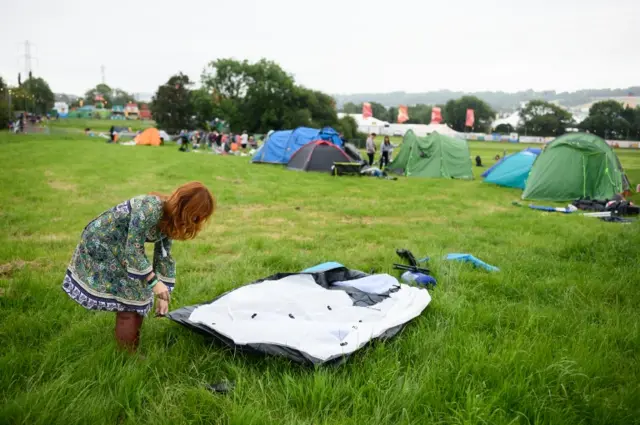 Ground sheet of tent