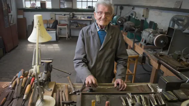 Stan in his workshop