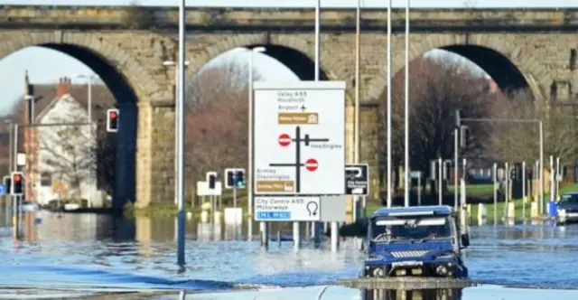 Leeds in flood