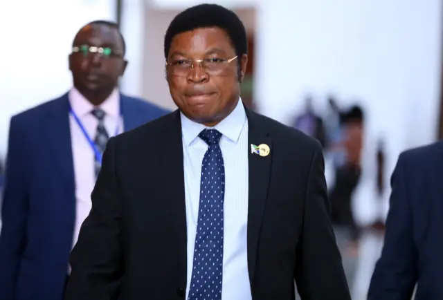 Prime Minister of Tanzania Kassim Majaliwa attends the closing session of the 30th African Union (AU) Heads of State and Government Summit in Addis Ababa, Ethiopia on January 29, 2018