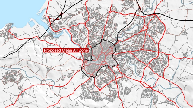 Proposed diesel car ban zone