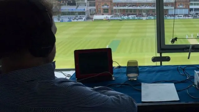 BBC commentary box