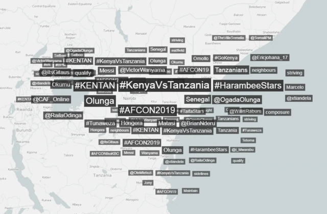 Screengrab from trendsmap website