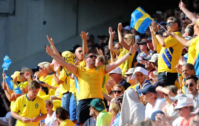 Sweden fans