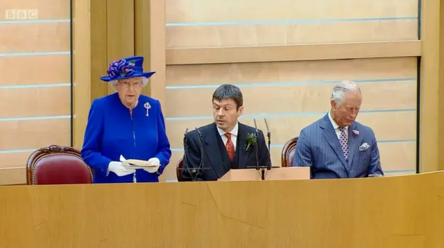 The Queen addresses MSPs