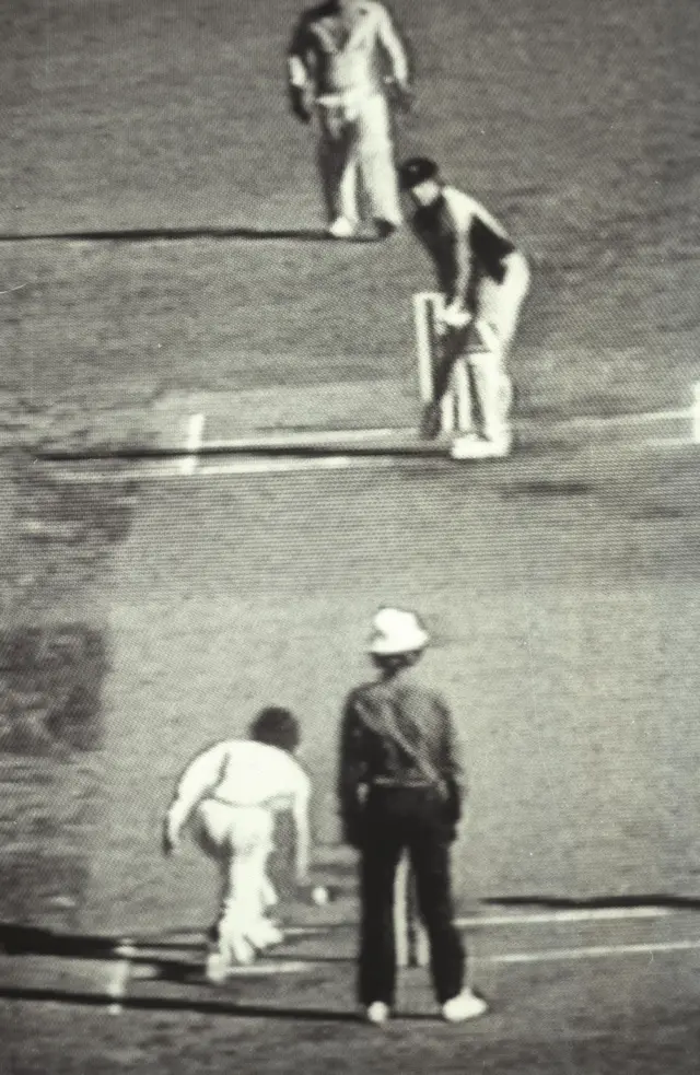 Trevor Chappell bowls underarm in 1981