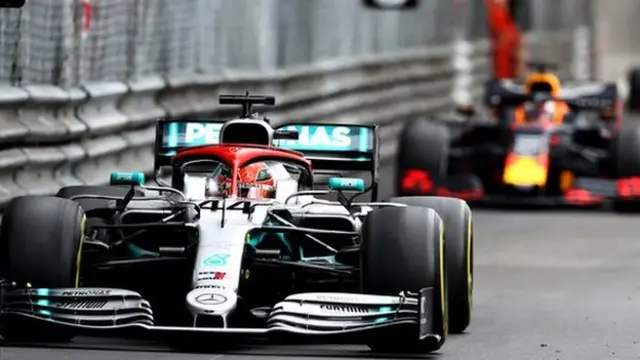 Hamilton and Verstappen at Monaco