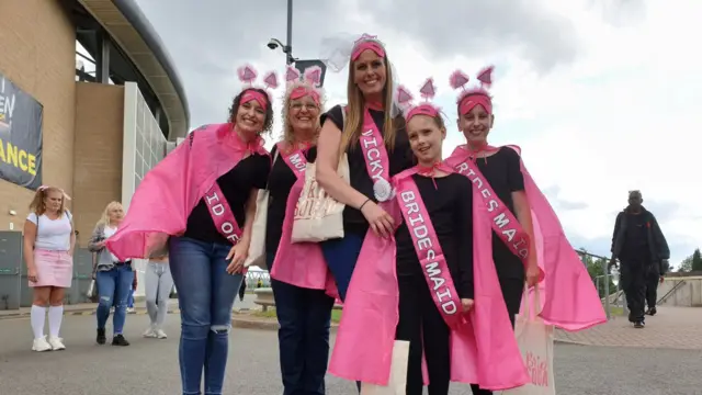 Bridal party at Ricoh