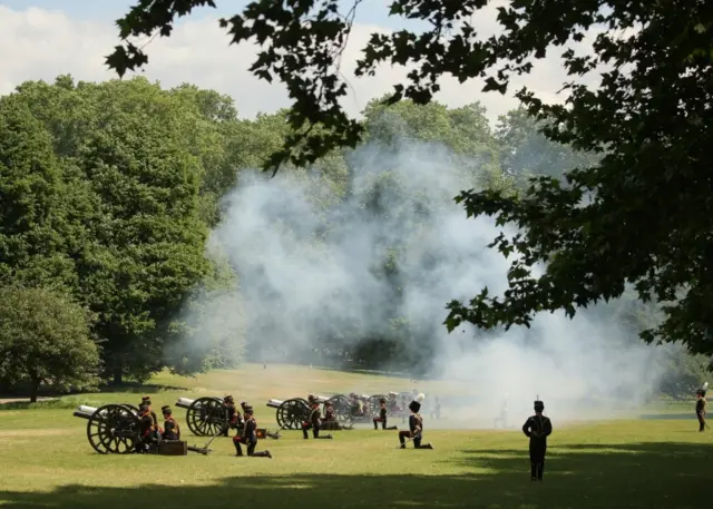 Presidential gun salute