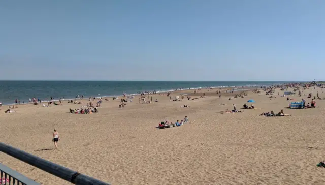 Skegness beach