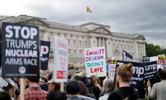 Trump protestors