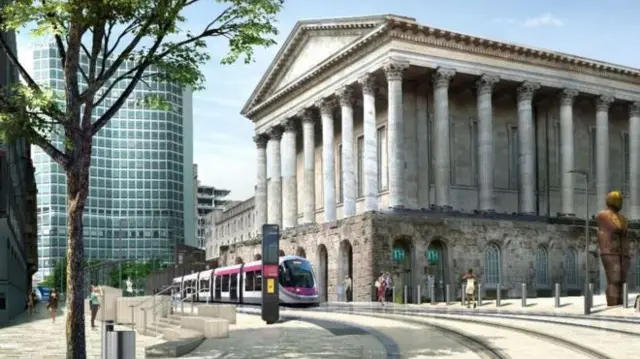 Proposed tram extension