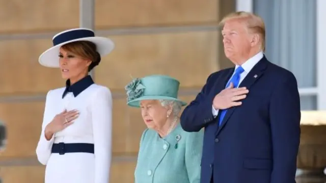 US president and the Queen